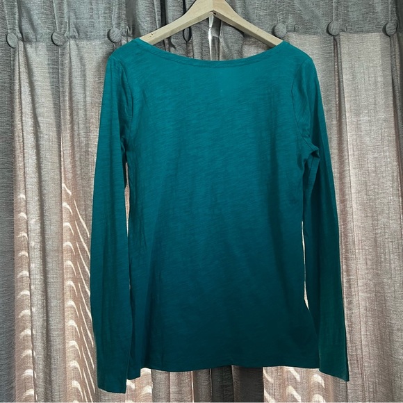 NWT LOFT Teal Long Sleeve Women's Top Size Medium - Picture 11 of 11